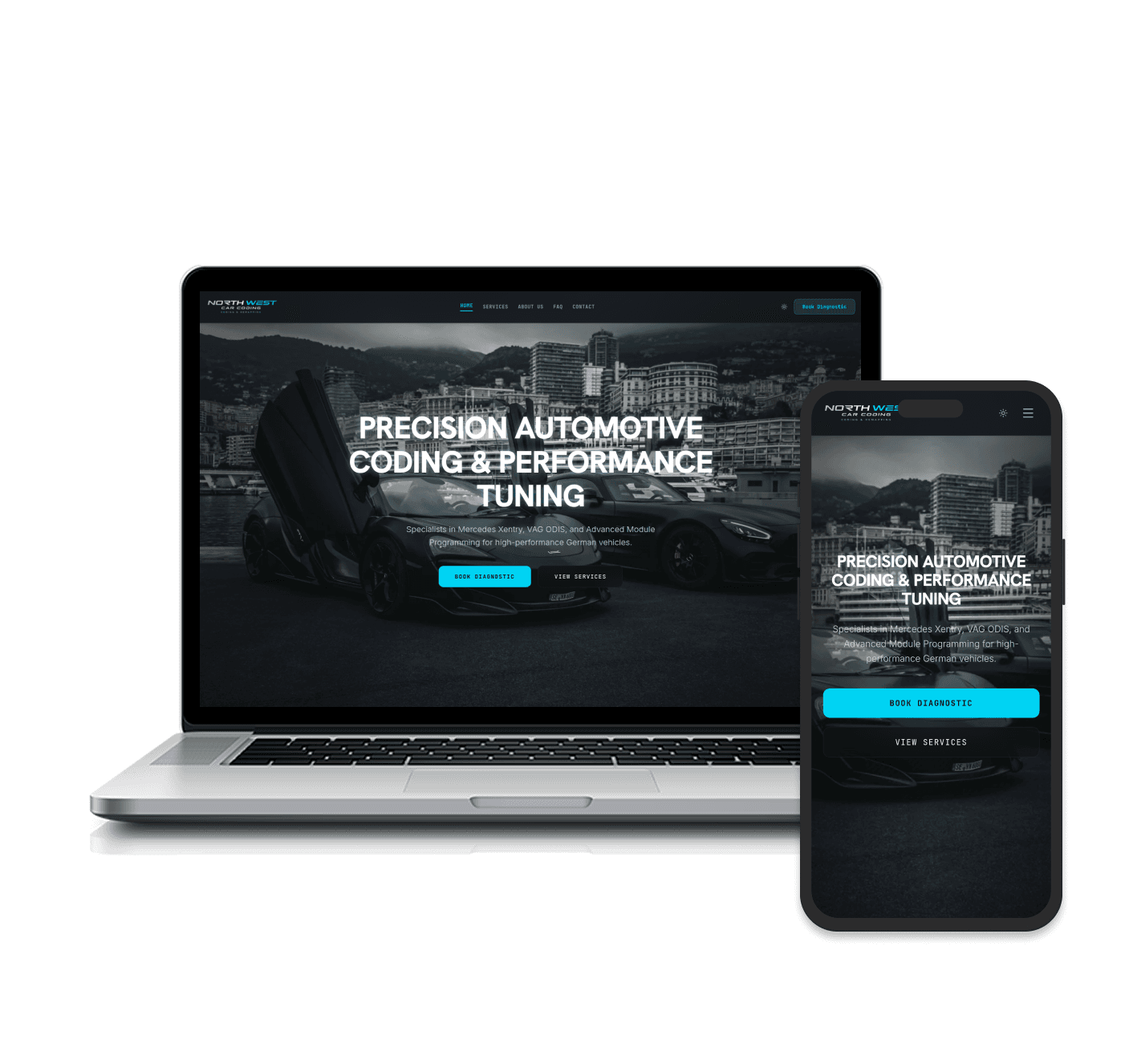 North West Car Coding Website